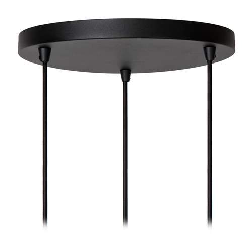 Lucide ROSAS - Pendant light - Ø 43 cm - 3xE27 - Black - detail 3